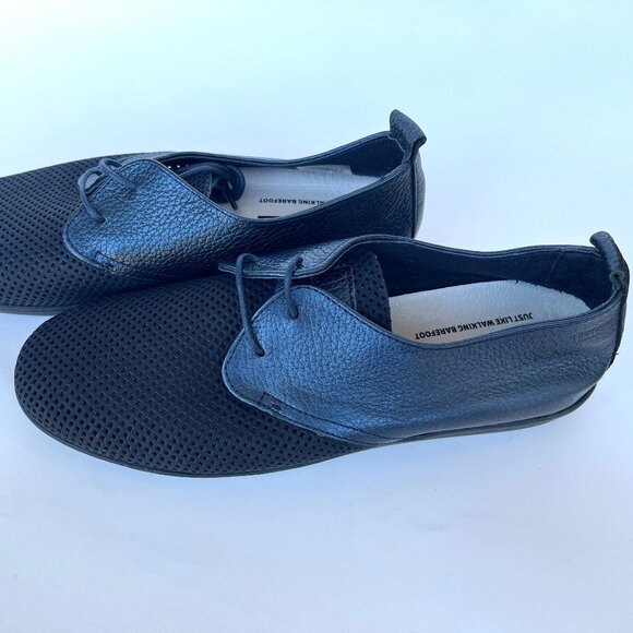 24HRS Navy Leather Loafers Spain - Brand New - Picture 4 of 5